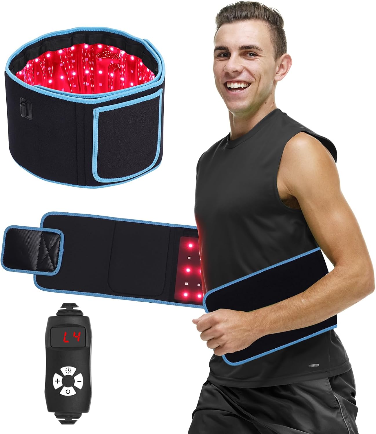 Crossfit Gym - Массажный пояс для фототерапии с LED-подсветкой,